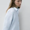 Väljä, raidallinen 100 % pellavakauluspaita Väljä, raidallinen 100 % pellavakauluspaita